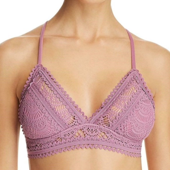 BECCA Other - New Becca Lace Bralette Triangle Bikini Top Large